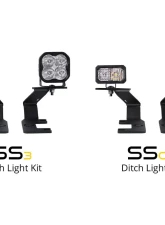 Diode Dynamics SS3 LED Ditch Light Kit Pro Yellow Driving Chevrolet Colorado | Canyon 2015-2021                                     - DD6649 - Image 7