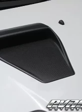 Voltex Wet Carbon Hood Air Scoop Mitsubishi Evo X 08-15                                     - VL-E10TE - Image 2