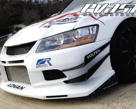Voltex Twin Urethane Canards Mitsubishi Evolution VII-IX