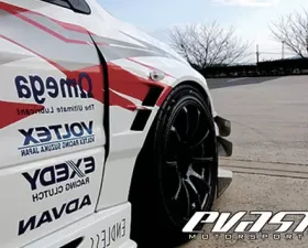 Voltex Front Wide Fenders Mitsubishi Evo 7-9 01-07