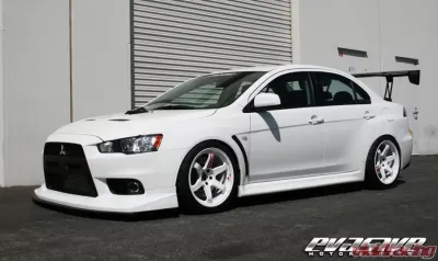 Voltex Front Lip Spoiler Mitsubishi Evo X 08-15 - VL-E10-F2