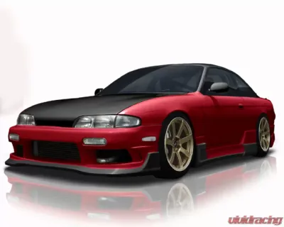 Origin Lab Racing Line Front Splitter Nissan 240SX S14 95-96 - D96-FB