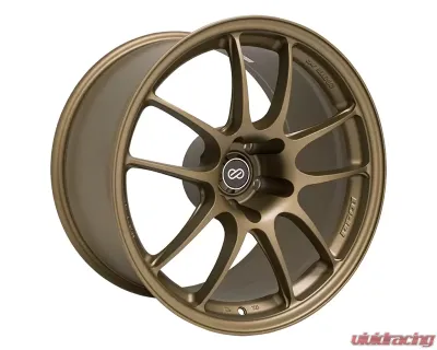 Enkei PF01 Titanium Gold Wheel 18x10.5 5x114.3 15mm - 460-8105-6515TG
