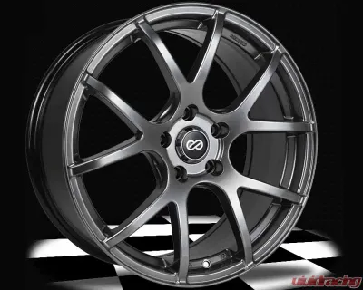 Enkei M52 Matte Grey Wheel 17x7.5 5x100 45mm - 480-775-8045GR