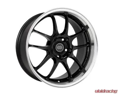 Enkei Wheels - Enkei PF01 Wheel Racing Series Black Machined Enkei Wheels - Enkei PF01 Wheel Racing Series Black Machined