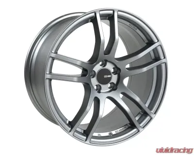 Enkei TX5 Wheel Tuning Series Platinum Gray 18x8.5 5x114.3 25mm - 491-885-6525GR
