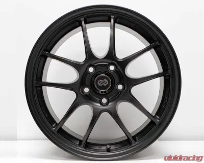 Enkei Black PF01 Wheel 18x10.5 5x114.3 15mm - 460-8105-6515BK