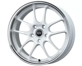 Enkei PF01 Wheel Racing Series White Machined 17x9 5x114.3 35mm