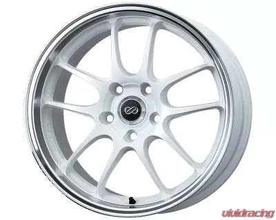 Enkei PF01 SS White Wheel 17x8 5x114.3 +50mm - 460-780-6550WM