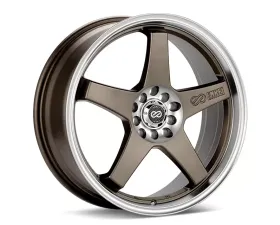 Enkei EV5 Wheel Performance Series Bronze w/ Machined Lip 17x7 4x100/108 45mm
