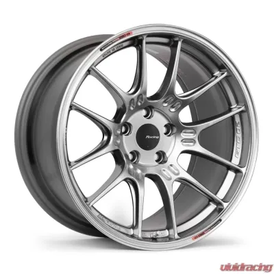 Enkei GTC02 Wheel 18x8.5 5x114.3 35mm Hyper Silver - 534-885-6535HS