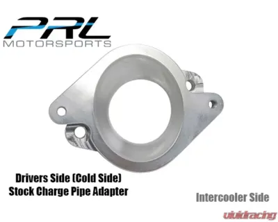 PRL Motorsports Intercooler Upgrade Kit for Honda Civic 2016-2021, Aluminum, Black Finish - PRL-HC10-IC