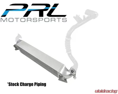 PRL Motorsports Intercooler Upgrade Kit for Honda Civic 2016-2021, Aluminum, Black Finish - PRL-HC10-IC