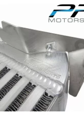 PRL Motorsports Intercooler Upgrade Kit for Honda Civic 2016-2021, Aluminum, Black Finish                                     - PRL-HC10-IC - Image 6