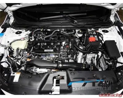 PRL Motorsports Big Bore Cobra Cold Air Intake System for Honda Civic 2016-2021, Aluminum - PRL-HC10-INT-CAI-D