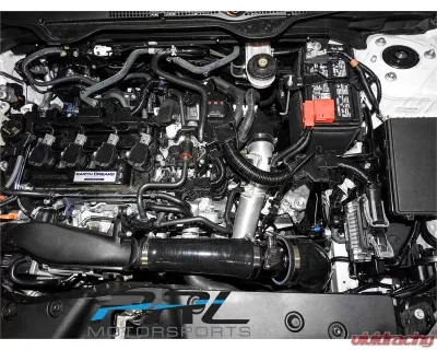 PRL Motorsports Big Bore Cobra Cold Air Intake System for Honda Civic 2016-2021, Aluminum - PRL-HC10-INT-CAI-D