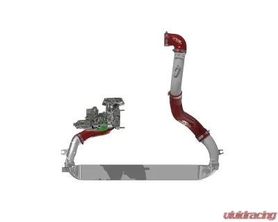PRL Motorsports Intercooler Charge Pipe Upgrade Kit for Honda Civic 2016-2021, Aluminum - PRL-HCR-CP