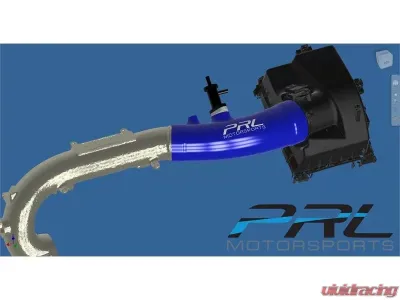 PRL Motorsports Silicone Intake Hose Kit for Honda Civic 2016-2021, 3-inch, Blue - PRL-HCR-INT-HOSE