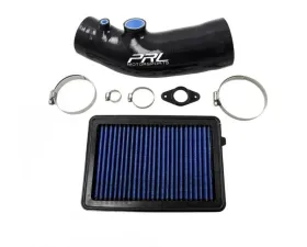 PRL Motorsports Stage 1 Intake System for Honda Civic 2016-2021, Aluminum, Black Finish