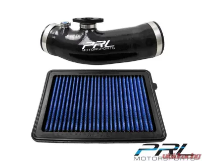 PRL Motorsports Stage 1 Intake System for Honda Civic 2016-2021, Aluminum, Black Finish - PRL-HCR-INT-S1
