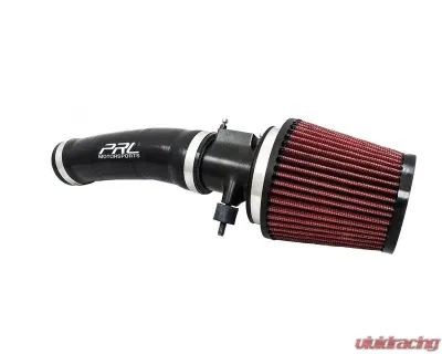 PRL Motorsports Short Ram Air Intake System for Honda Civic 2016-2021, Black Aluminum - PRL-HCRV5-INT-SRI-B