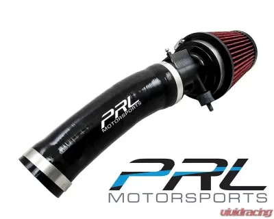 PRL Motorsports Short Ram Air Intake System for Honda Civic 2016-2021, Black Aluminum - PRL-HCRV5-INT-SRI-B