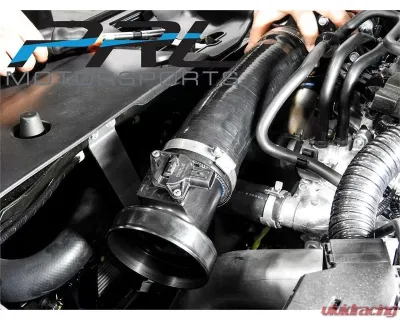 PRL Motorsports Short Ram Air Intake System for Honda Civic 2016-2021, Black Aluminum - PRL-HCRV5-INT-SRI-B