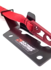 BuiltRight Industries Rear Seat Release - Red Strap Ford F-150| F-250 | F-350 | Raptor 2009-2024                                     - 100113 - Image 2