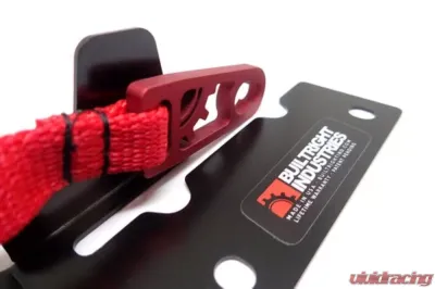 BuiltRight Industries Rear Seat Release - Red Strap Ford F-150| F-250 | F-350 | Raptor 2009-2024 - 100113