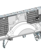 BuiltRight Industries Rear Driver|Passenger Bedside Rack Panel Ford F-150 | Raptor 2009-2014                                     - 102023 - Image 3