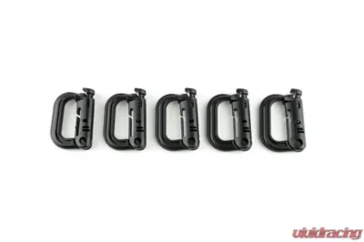 BuiltRight Industries Locking Tech Panel Carabiners - 5pc Kit - 105010