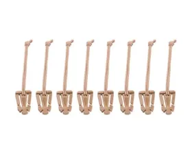 BuiltRight Industries Tan Elastic Tech Panel Clips - 8pc Kit