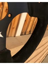 Madigan Motorsports Steering Wheel Seude w/Black Stitching Can-Am Maverick X3 | Polaris RZR XP1000                                     - MAD-SW-S-BB - Image 3