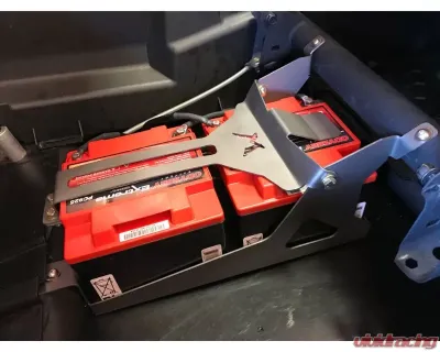 Madigan Motorsports Dual Battery Mount 2 Seat Can-Am Maverick X3 - X3-DBM-2