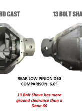 Jeep JL Axle Assembly Fusion Elite Big Tube 14 Bolt Full Float Rear Axle18-Pres Wrangler JL Gear Ratio 4.88 ARB Air Locker/13 Bolt Kit Fusion 4x4                                     - FUS-FF13-JL-ARB-488 - Image 4