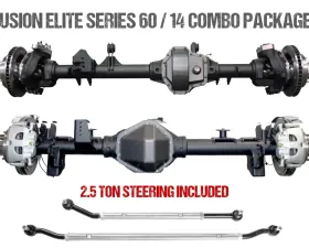 Jeep JL Axle Assembly Fusion Elite 60/Big Tube 14 Bolt Package 18-Pres Wrangler JL Gear Ratio 5.13 ARB Air Locker Fusion 4x4