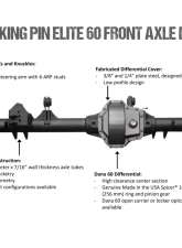 Jeep Gladiator Axle Assembly Fusion Elite 60/Big Tube 14 Bolt Package 20-Pres Jeep Gladiator JT Gear Ratio 4.88 ARB Air Locker Fusion 4x4                                     - FUS-KPFF14-JT-ARB-488 - Image 7