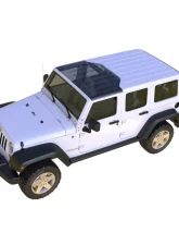 ClearLidz Hard Top Transparent Jeep Wrangler JK 2/4Door 2009-2018                                     - CL200 - Image 2