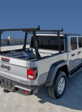 US Rack Clipper Truck Bed Rack Black Aluminum |  Mild Steel Jeep Gladiator 2020+                                     - 82240151 - Image 5
