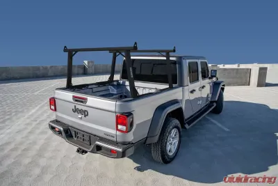 US Rack Clipper Truck Bed Rack Black Aluminum |  Mild Steel Jeep Gladiator 2020+ - 82240151