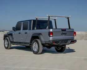 US Rack Clipper Truck Bed Rack Brushed |  Black Aluminum |  Mild Steel Jeep Gladiator 2020+