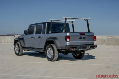 US Rack Clipper Truck Bed Rack Brushed |  Black Aluminum |  Mild Steel Jeep Gladiator 2020+ - 82240152