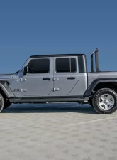 US Rack Clipper Truck Bed Rack Brushed |  Black Aluminum |  Mild Steel Jeep Gladiator 2020+                                     - 82240152 - Image 2