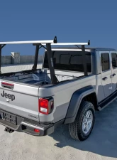 US Rack Clipper Truck Bed Rack Brushed |  Black Aluminum |  Mild Steel Jeep Gladiator 2020+                                     - 82240152 - Image 5