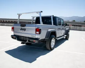 US Rack Clipper Truck Bed Rack Brushed Aluminum |  Stainless Steel Jeep Gladiator 2020+