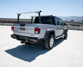 US Rack Clipper Truck Bed Rack Brushed |  Black Aluminum |  Mild Steel Jeep Gladiator 2020+