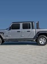 US Rack Clipper Truck Bed Rack Brushed |  Black Aluminum |  Mild Steel Jeep Gladiator 2020+                                     - 82240252 - Image 2