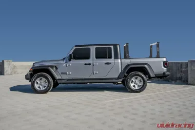 US Rack Clipper Truck Bed Rack Brushed |  Black Aluminum |  Mild Steel Jeep Gladiator 2020+ - 82240252