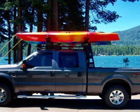 US Rack Fifth Wheel 6 Truck Bed Rack Black Mild Steel