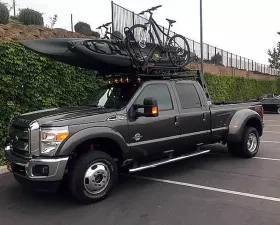 US Rack Fifth Wheel 6 Truck Bed Rack Black Mild Steel